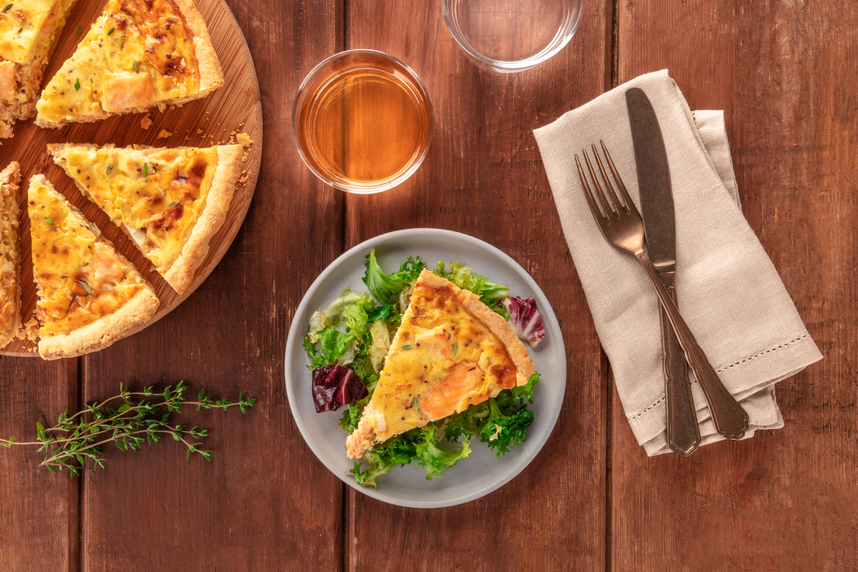 Quiche e torte salate: ricette e vini in abbinamento Quiche e torte salate: ricette e vini in abbinamento